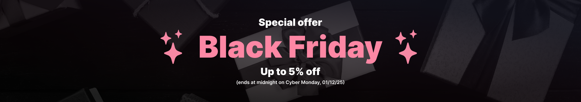 Black Friday 2025 - Banner Desktop